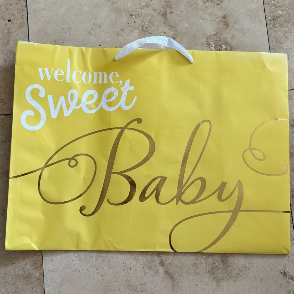 Large Hallmark baby shower gift bag